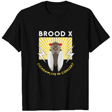 Discover Cicada Live In Concert Brood X Cicada Invasion Graphic T-Shirts