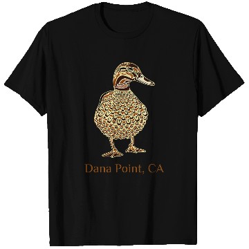 Discover Dana Point CA Mallard Duck Bird Lover Native American Style T-Shirts