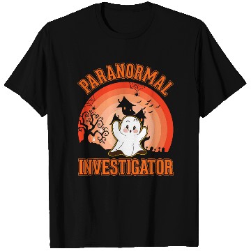 Discover Paranormal Investigator Haunted House ghosts Hunter T-Shirts