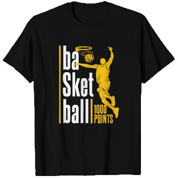 Discover 1000 Points Basketball Scorer High School Basketball Player 2 T-Shirts