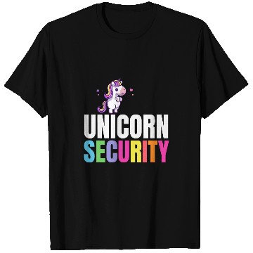 Discover Unicorns Security Halloween Dad Mom Daughter Party Costume 2 T-Shirts