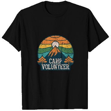 Discover vintages Camp Volunteer Staff Worker School Crew Camper T-Shirts