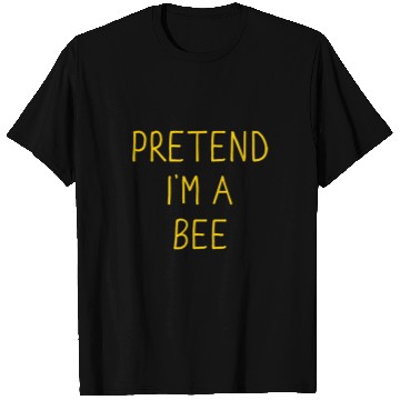 Discover Pretend Im a bee easy funny DIY beekeeper halloween costume T-Shirts