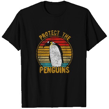 Discover Penguin Pet Protect The Penguins Retro 1970s Penguin T-Shirts