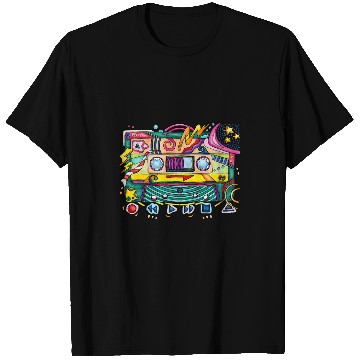 Discover 80s cassette tape retro music mixtape T-Shirts