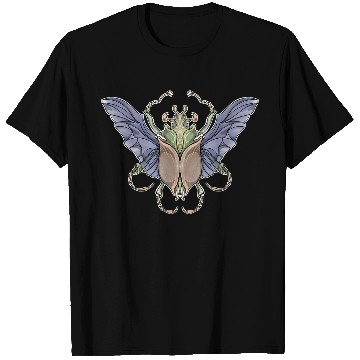 Discover Cool Fantasy Tulip Beetle Illustration Entomologist Tee T-Shirts