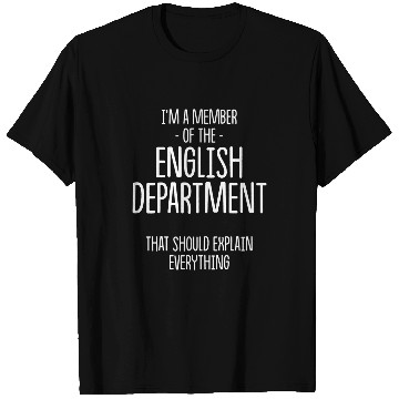Discover English Department Teacher School Staff 31 T-Shirts