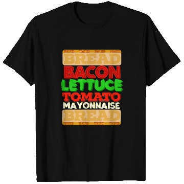 Discover Lacrosse Gift Bacon Lettuce Tomato BLT Graphic T-Shirts