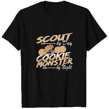 Discover Scout by Day Cookie Monster by Night Cookie seller fun T-Shirts