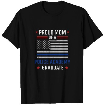 Discover Proud Mom of A Police Academy Graduate T-Shirts