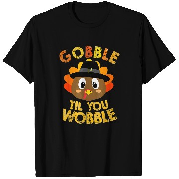 Discover Lacrosse Gift gobble till you wobble 2thanksgiving turkey T-Shirts