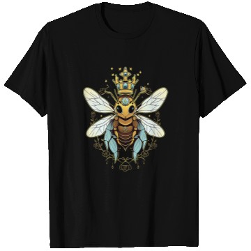 Discover Queen bee and Honey Beekeeper Beekeeping 1 T-Shirts