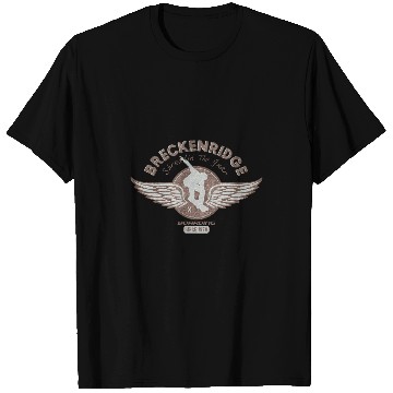 Discover Skiing Ski Breckenridge Colorado Snowboarding T-Shirts