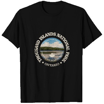 Discover vintages Thousand Islands National Park Canada Kayak Touring T-Shirts