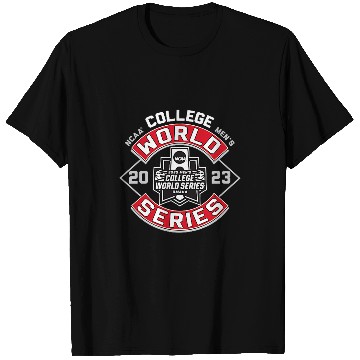 Discover College World Series Baseball FrontBack Homerun T-Shirts
