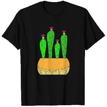 Discover Delicate Melon Pot Cacti T-Shirts
