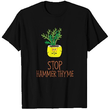 Discover Lacrosse Gift Gardening Herb Stop Hammer Thyme Pun T-Shirts