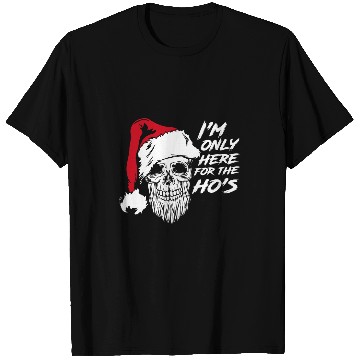 Discover Hail Santa Funny Christmas Pirate Skull and Santa Hat 21 T-Shirts