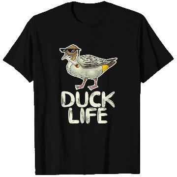 Discover Duck Pet Life Thug Life Gagster Serial Chiller Duck Cool Fun T-Shirts