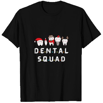 Discover Dental Squad New Year 2Merry Christmas Dental Assistant T-Shirts