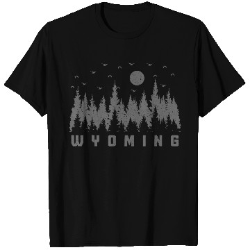 Discover Wyoming Nature Lover Forest Hiking T-Shirts