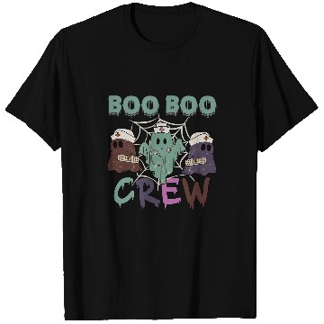 Discover Boo Boo Crew ghosts Doctor Paramedic nurses Halloween T-Shirts