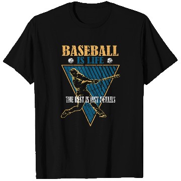 Discover Baseball Is Life The Rest Is Just Details Funny Vintage T-Shirts