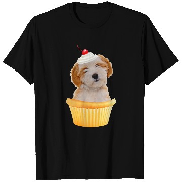 Discover Cupcake Puppy Tibetan Terrier T-Shirts