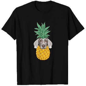 Discover Funny Weimaraner pineapples Dog T-Shirts