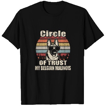 Discover Circle Of Trust My Belgian Malinois vintages Retro T-Shirts