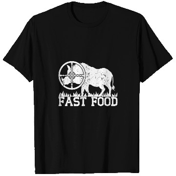Discover Fast Food Wild Pig Hog Hunter Boar Hunting Vintage T-Shirts