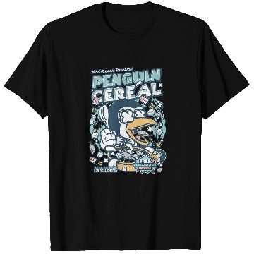 Discover Penguin Pet Cereal T-Shirts