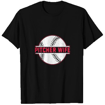 Discover Baseball Pitcher Wife Player Softball Themed Batter T-Shirts