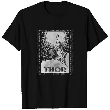 Discover Thor Mjolnir Viking Norse Mythology Pagan God T-Shirts