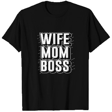 Discover Wife Mom Boss for Mommy and me matching T-Shirts