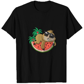 Discover Sloth Pet chills on melon Summer T-Shirts