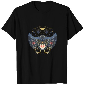 Discover Owl Pet Celestial Owl Mothman Cryptid Wings Astrology Stars Space T-Shirts