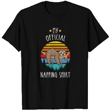 Discover Sloth Pet My Official Napping Pajamas Nightgown Sloth T-Shirts
