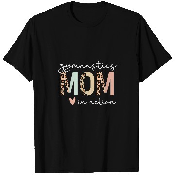 Discover Gymnastics Mom Leopard T-Shirts