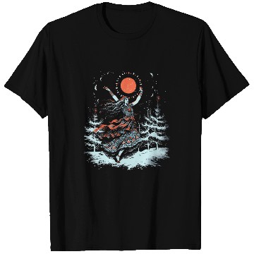 Discover Van Gogh Style Winter Solstice Christmas Dance Fashion 3 T-Shirts