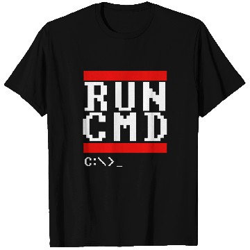 Discover Run CMD Funny Programmer Coding T-Shirts