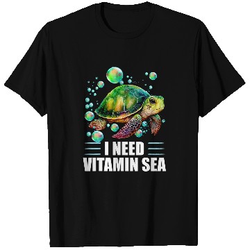 Discover Turtle Pet I Need Vitamin Sea Turtle T-Shirts
