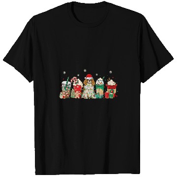Discover Cavalier King Charles Spaniel Christmas Coffee Latte T-Shirts