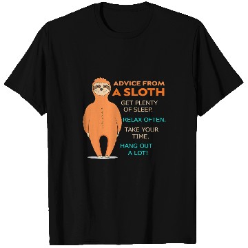 Discover Sloth Pet ADVICE FROM SLOTH FUNNY GIFT MEN WOMEN T-Shirts
