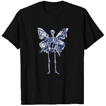 Discover Fairy Grunge Fairycore Cottagecore Skeletons Butterfly Gothic T-Shirts