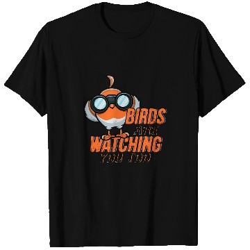 Discover Lacrosse Gift Bird Watching Robin Bird Design for a Bird Nerd T-Shirts