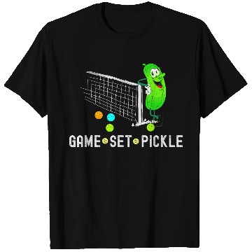Discover Lacrosse Gift Game Set Pickle 2Dont Get Pickled Playing Pickleball T-Shirts