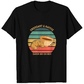 Discover Croissant Baker Baking France Gourmet Coffee T-Shirts
