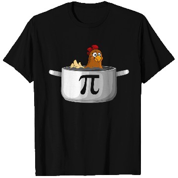 Discover Chicken Pot Pie Math Lover Math and Chickens Pi day Pie Day T-Shirts