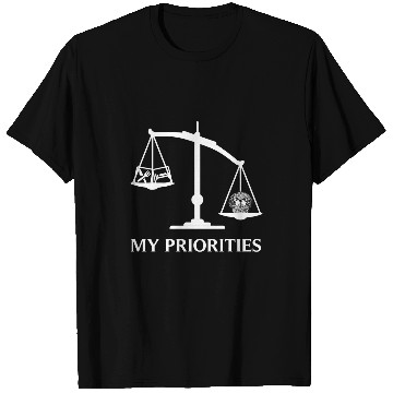 Discover My Priorities Shih Tzu Tips Scale Art T-Shirts